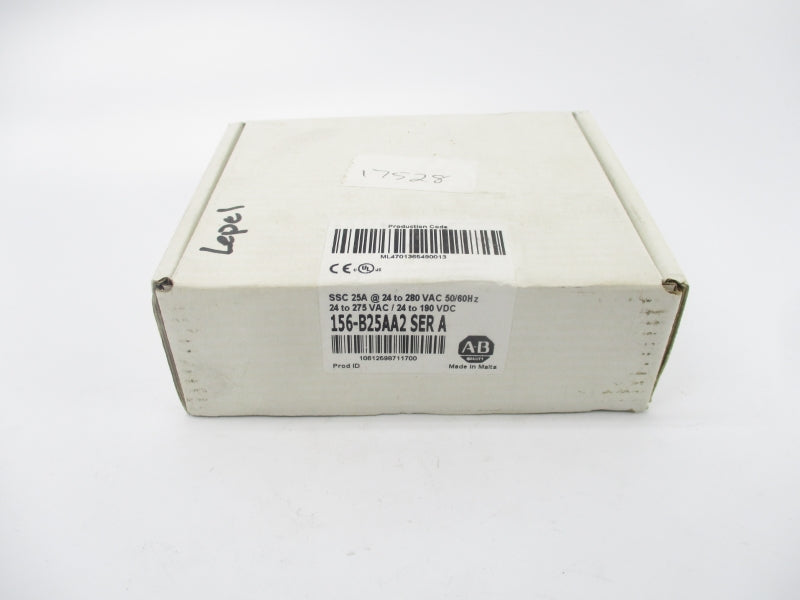 ALLEN BRADLEY 156-B25AA2 SER. A 280V 25A (WH) NSMP