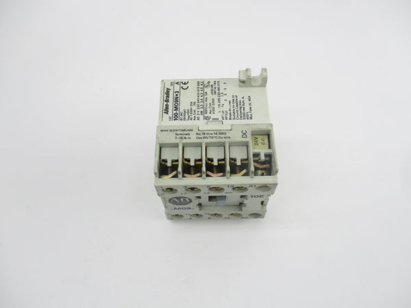 ALLEN BRADLEY 100-MO9NJ3 SER. A 24VDC 20A UNMP