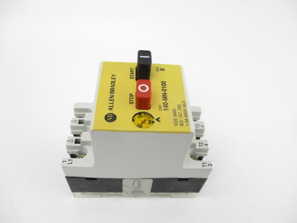 ALLEN BRADLEY 140-MN-0100 SER. B 660V 0.60-1.0A (WH/YL) NSMP