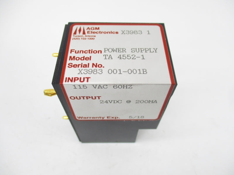 AGM ELECTRONICS TA4552-1 115VAC NSNP