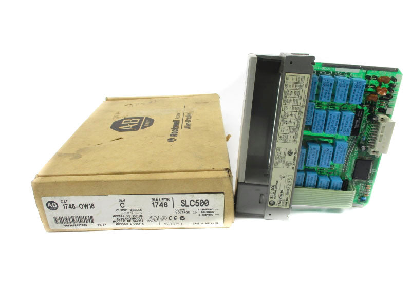 ALLEN BRADLEY 1746-OW16 SER. C 5-265VAC (NO TERMINALS) NSMP