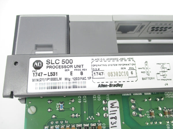 ALLEN BRADLEY 1747-L531 SER. E F/W 6 24VDC (NO KEY) NSNP