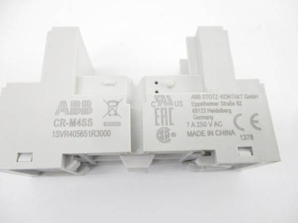 ABB 1SVR405651R3000 CR-M4SS 250VAC 7A NSNP