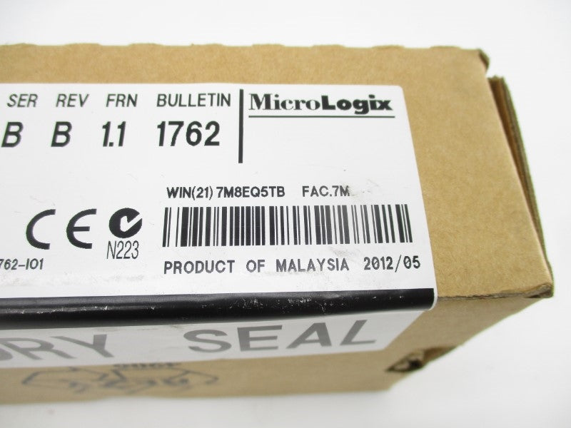 ALLEN BRADLEY 1762-IF4 SER. B F/W 1.1 DATE: 2012 NSFS