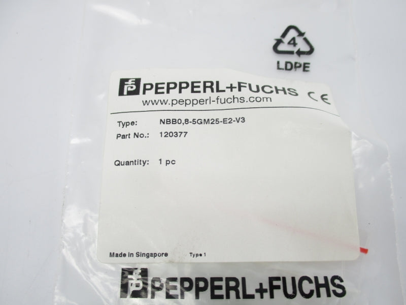 PEPPERL+FUCHS NBB0,8-5GM25-E2-V3 120377 NSMP
