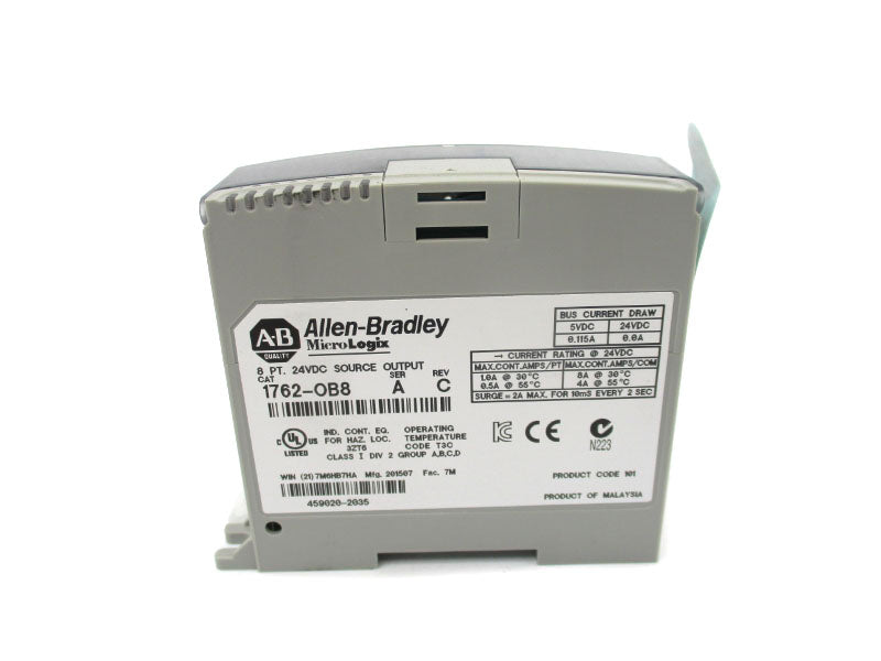 ALLEN BRADLEY 1762-OB8 SER. A 24VDC NSNP