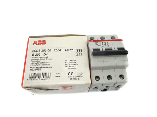 ABB 2CDS253001R0041 S203-D4 277/480VAC NSMP