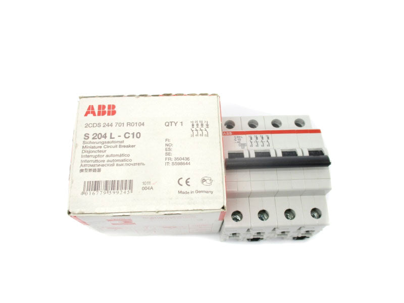 ABB 2CDS244701R0104 S204L-C10 400V 10A NSMP