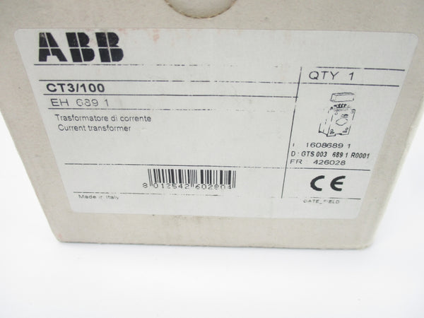 ABB CT3/100 EH6891 100V 5A NSMP