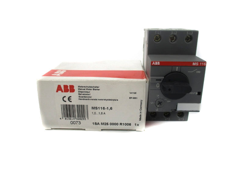 ABB MS116-1,6 690VAC 1.0-1.6A NSMP
