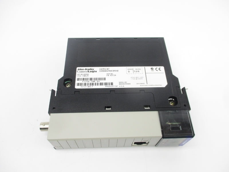 ALLEN BRADLEY 1756-CNB SER. D 24VDC F/W 7.015 REMAN