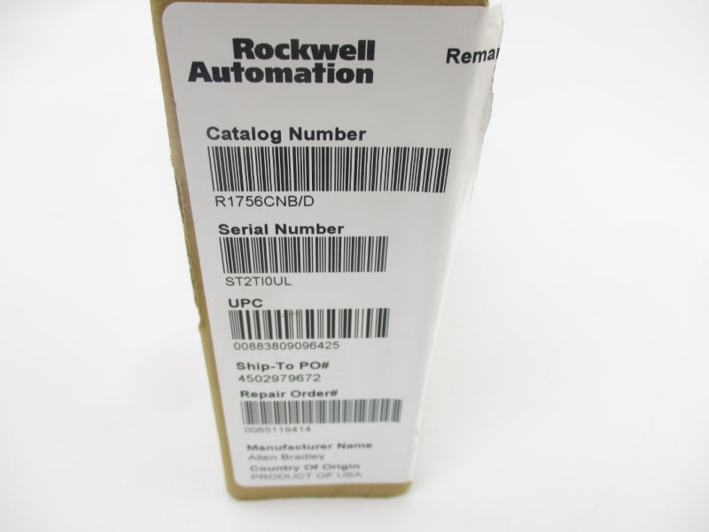 ALLEN BRADLEY 1756-CNB SER. D 24VDC F/W 7.015 REMAN