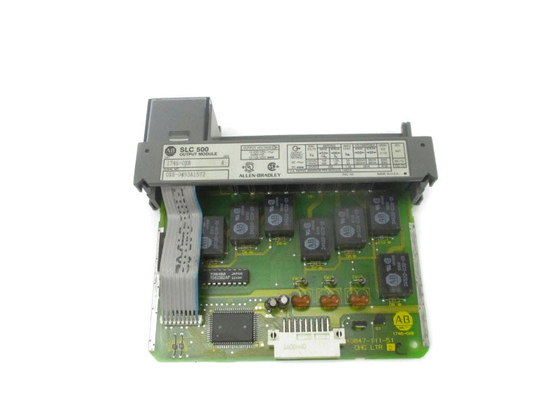 ALLEN BRADLEY 1746-OX8 SER. A 10-250VAC 30A (NO DOOR/TERMINAL) NSNP
