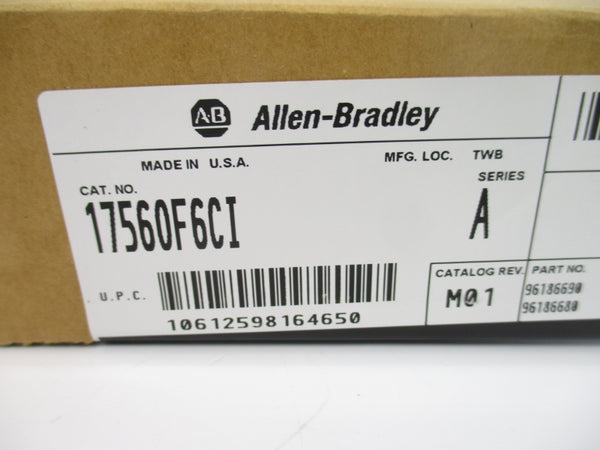 ALLEN BRADLEY 1756-OF6CI SER. A F/W 1.12 DATE: 2007 NSFS