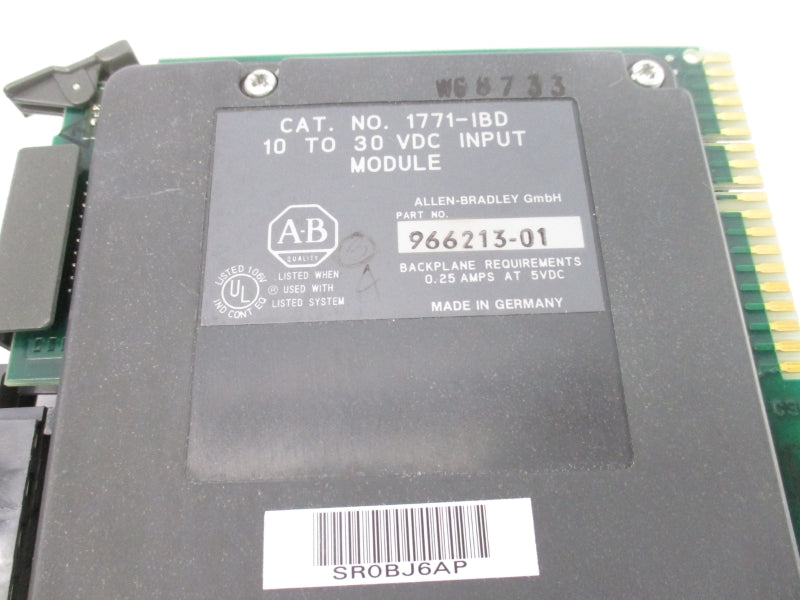 ALLEN BRADLEY 1771-IBD 10-30VDC 0.25A UNMP