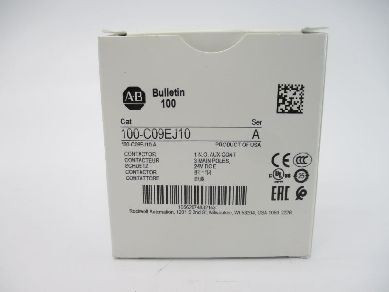ALLEN BRADLEY 100-C09EJ10 SER. A 24VDC 32A (WH) NSMP