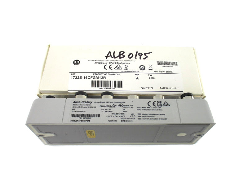 ALLEN BRADLEY 1732E-16CFGM12R SER. A 11-30VDC 8A NSMP