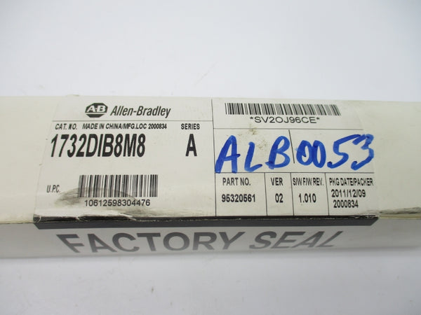 ALLEN BRADLEY 1732D-IB8M8 SER. A F/W 1.010 11-30VDC NSMP