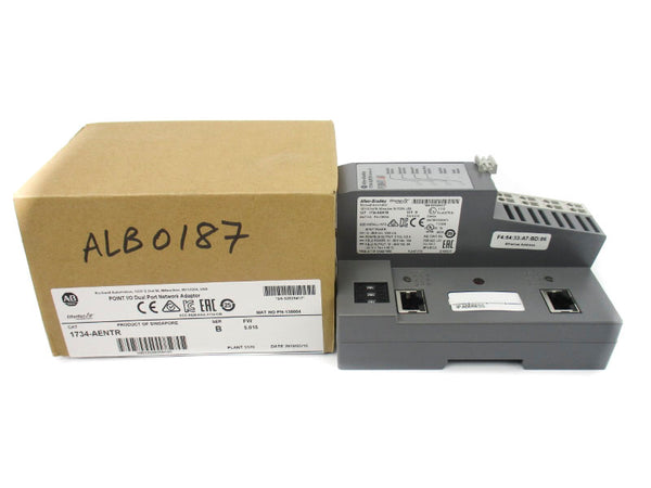 ALLEN BRADLEY 1734-AENTR SER. B F/W 5.015 10-28.8VDC 10A NSMP