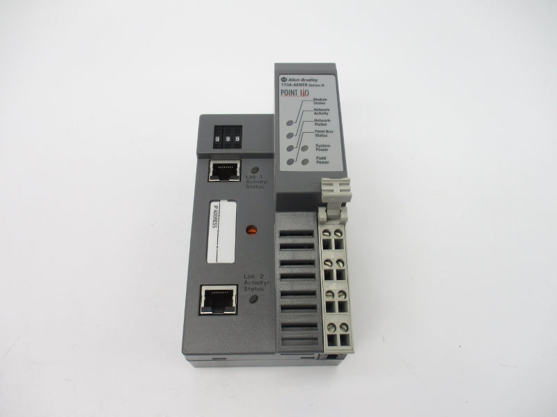 ALLEN BRADLEY 1734-AENTR SER. B F/W 5.015 10-28.8VDC 10A NSMP