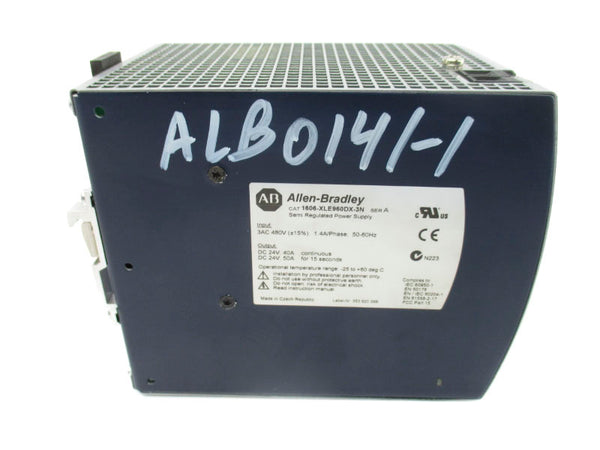 ALLEN BRADLEY 1606-XLE960DX-3N SER. A 480V 1.4A (AS PICTURED) NSNP