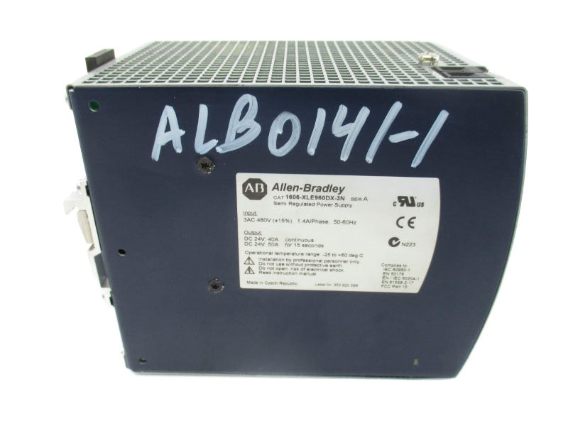 ALLEN BRADLEY 1606-XLE960DX-3N SER. A 480V 1.4A (AS PICTURED) NSNP