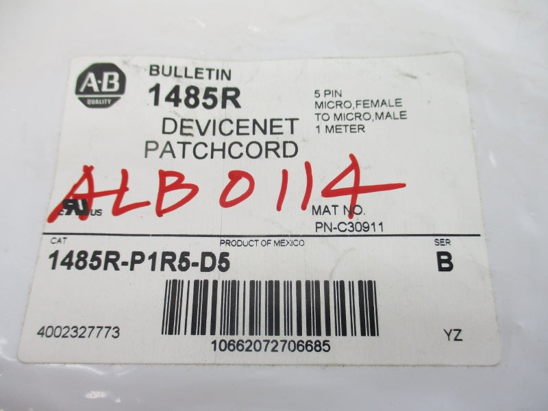 ALLEN BRADLEY 1485R-P1R5-D5 SER. B NSMP