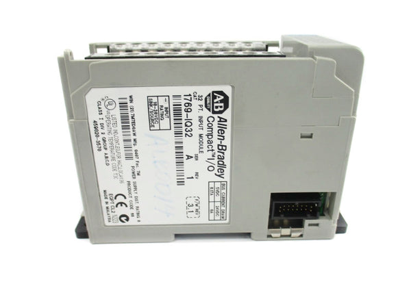 ALLEN BRADLEY 1769-IQ32 SER. A F/W 3.1 10-30VDC 0.17A (NO DOOR) NSNP