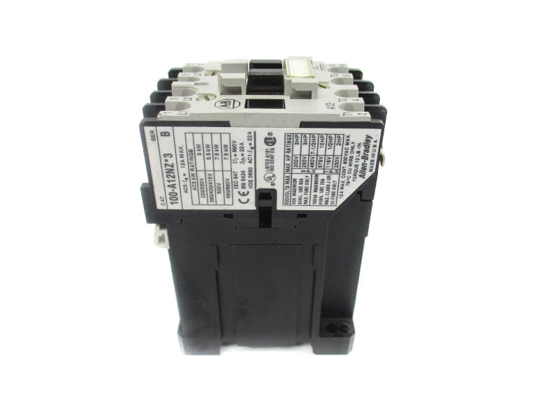 ALLEN BRADLEY 100-A12NZ013 SER. B 115V 12A NSNP