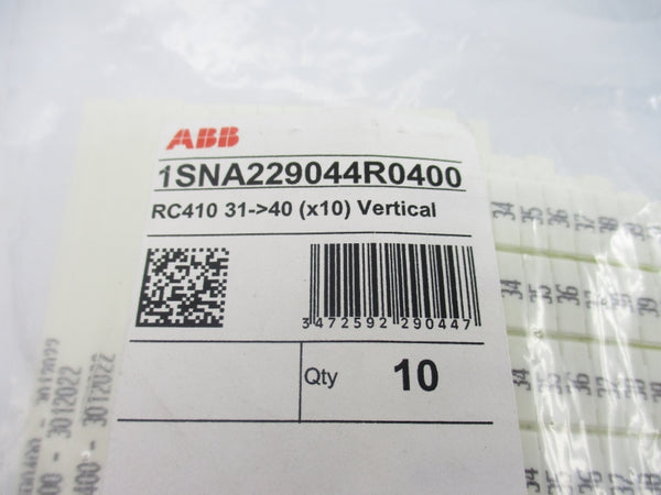 ABB 1SNA229044R0400 (PKG OF 10) NSMP