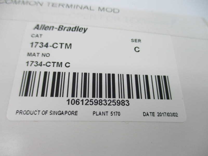 ALLEN BRADLEY 1734-CTM SER. C 4A NSMP