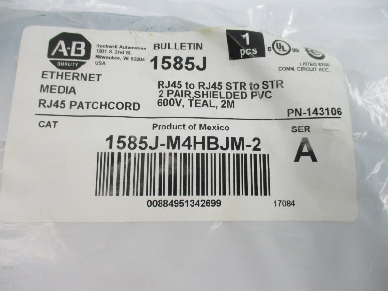 ALLEN BRADLEY 1585J-M4HBJM-2 SER. A 600V NSMP