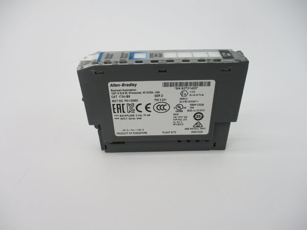 ALLEN BRADLEY 1734-IB8 SER. D F/W 3.031 24VDC NSMP
