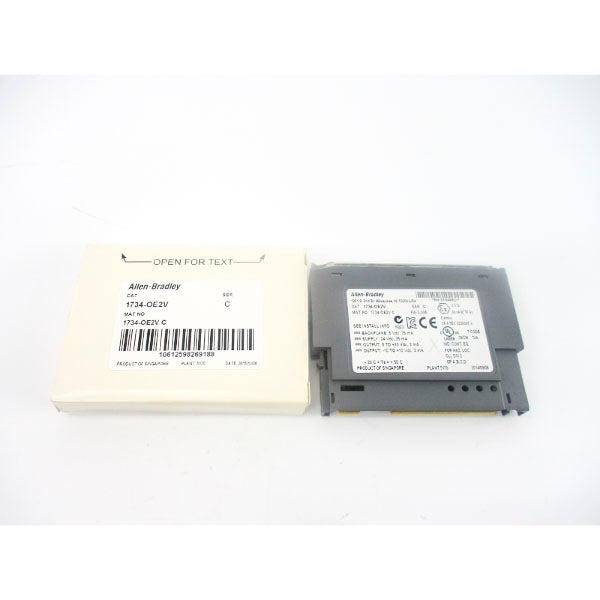 ALLEN BRADLEY 1734-OE2V SER. C F/W 2.006 24VDC NSMP