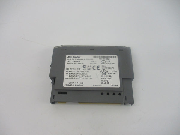 ALLEN BRADLEY 1734-OE2V SER. C F/W 2.006 24VDC NSMP