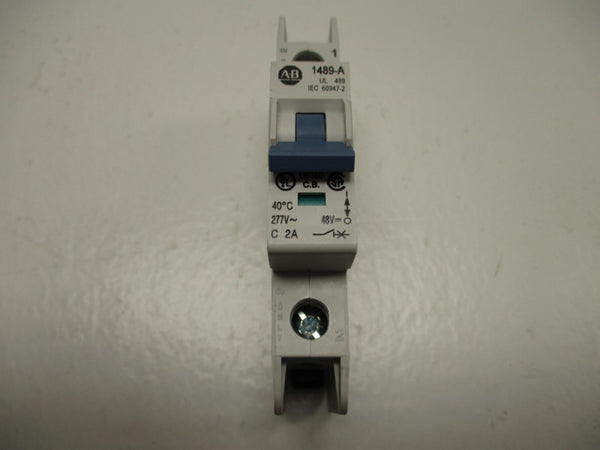 ALLEN BRADLEY 1489-A1C020 CIRCUIT BREAKER  SER. A 2A 277V NSNP