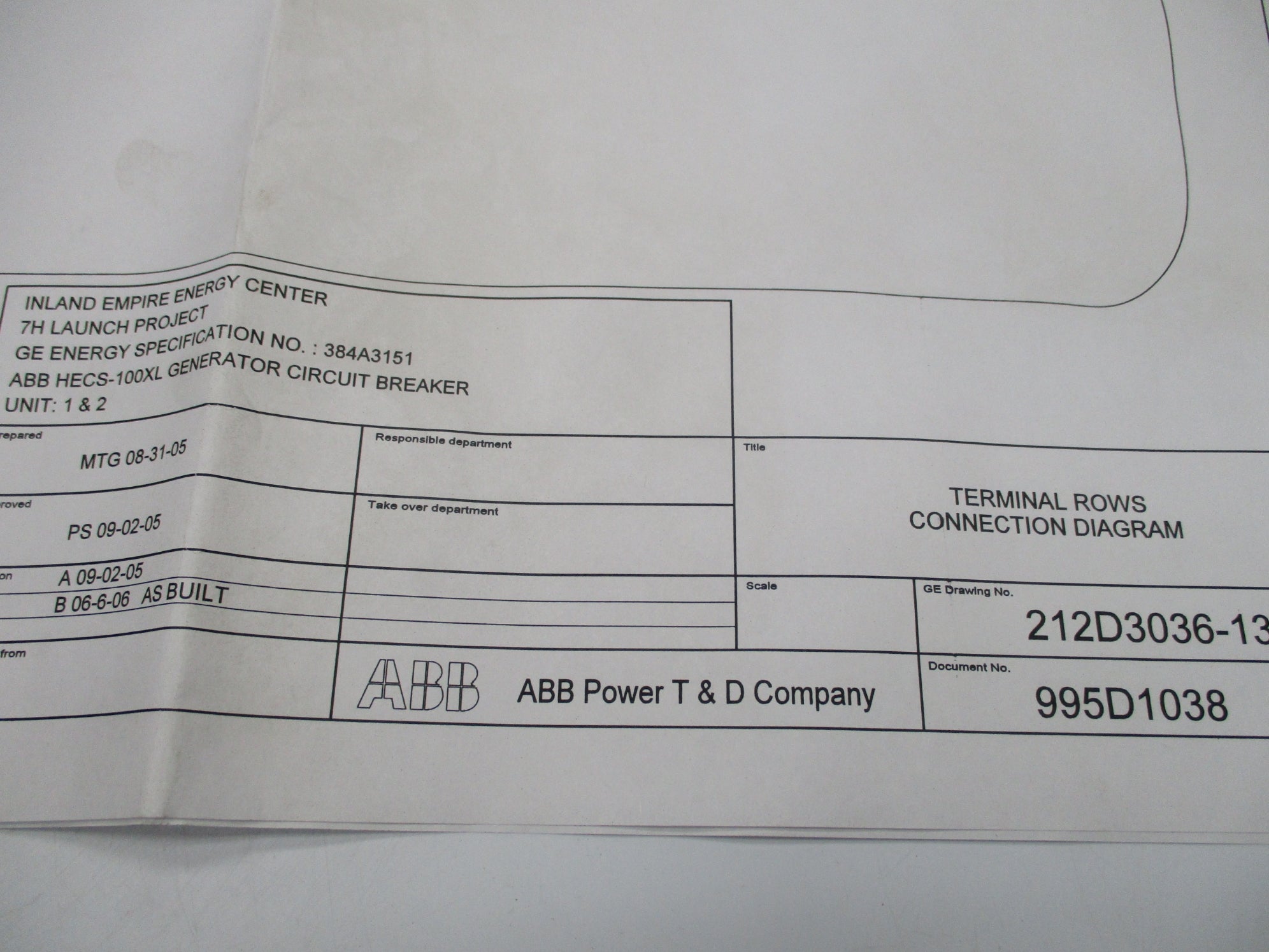 ABB 212D3036-13 UNMP