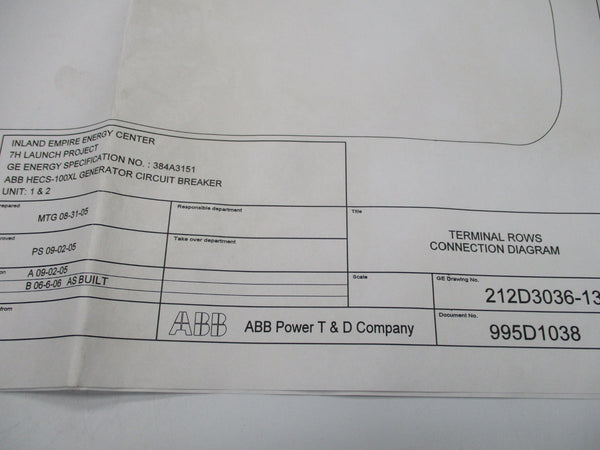 ABB 212D3036-13 UNMP