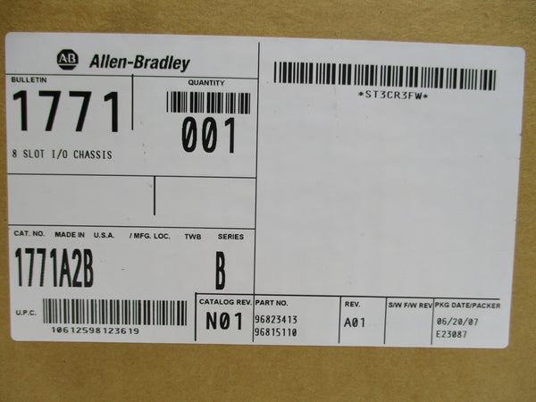 ALLEN BRADLEY 1771-A2B SER. B 5.25VDC 16A NSMP