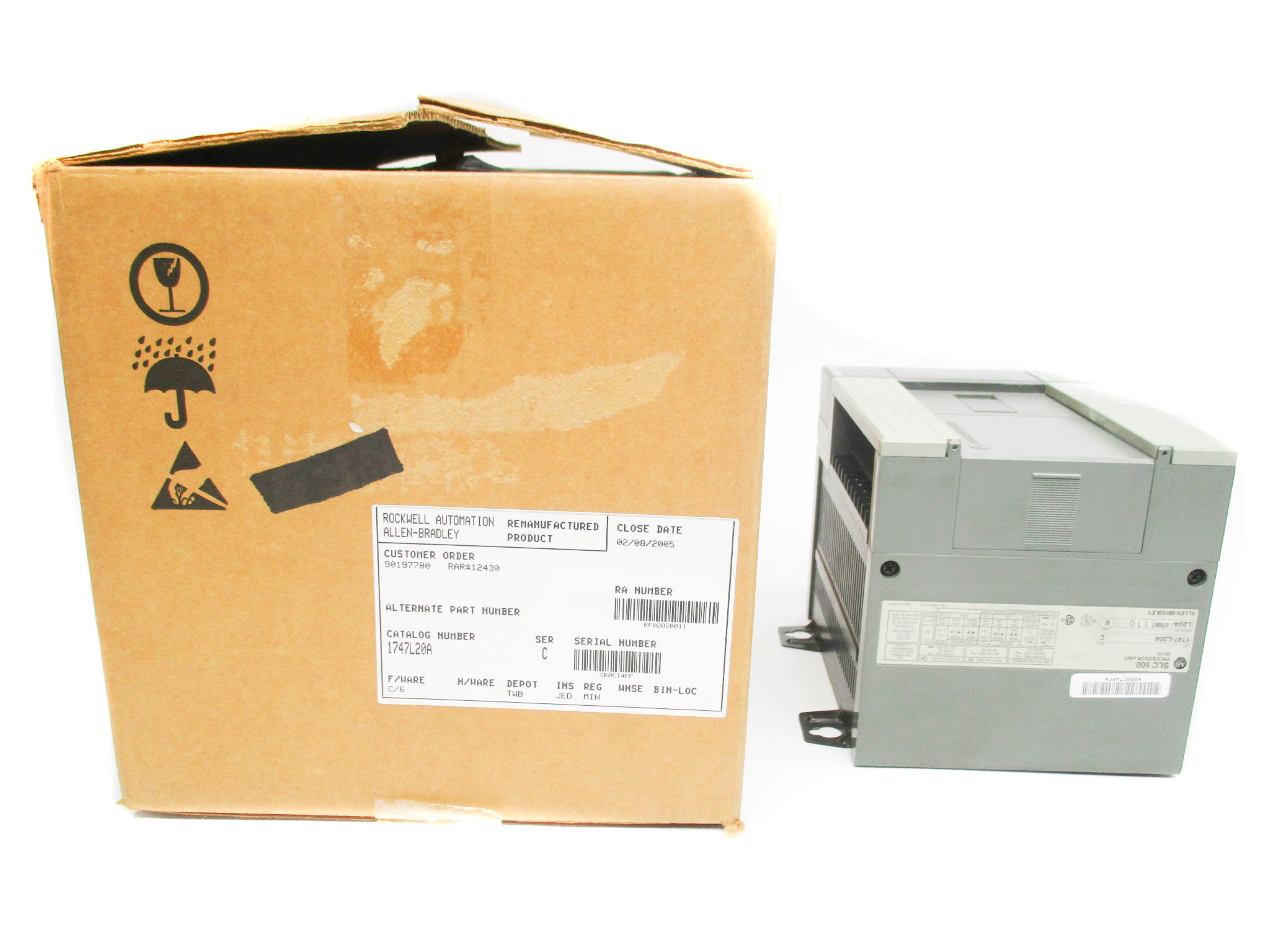 ALLEN BRADLEY 1747-L20A SER. C F/W 6 REMAN