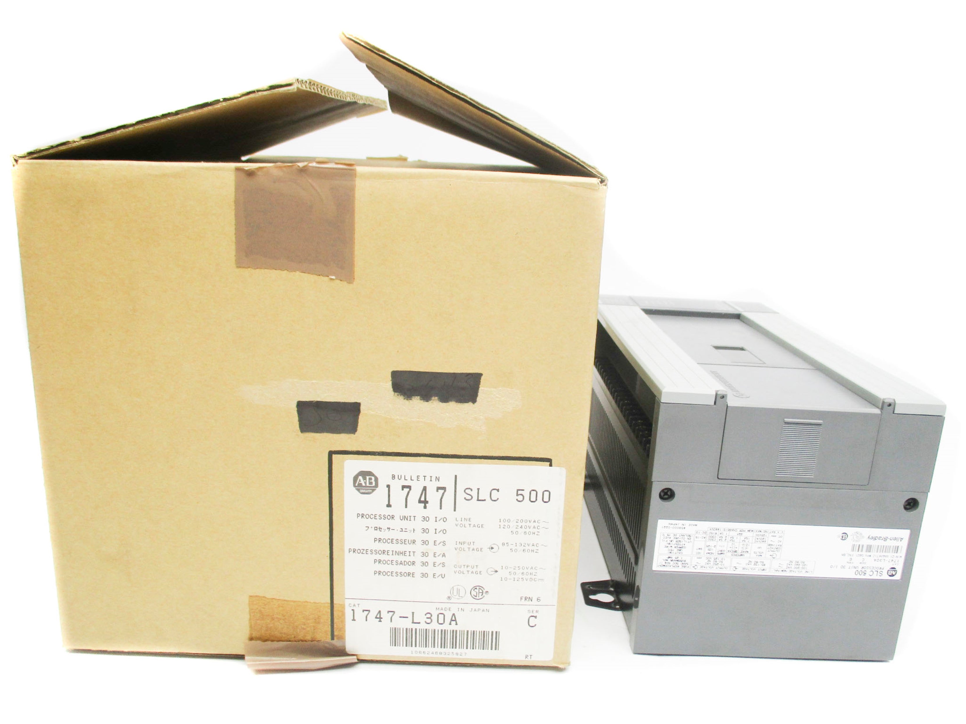 ALLEN BRADLEY 1747-L30A SER. C 120/240VAC 15A F/W 6 NSMP