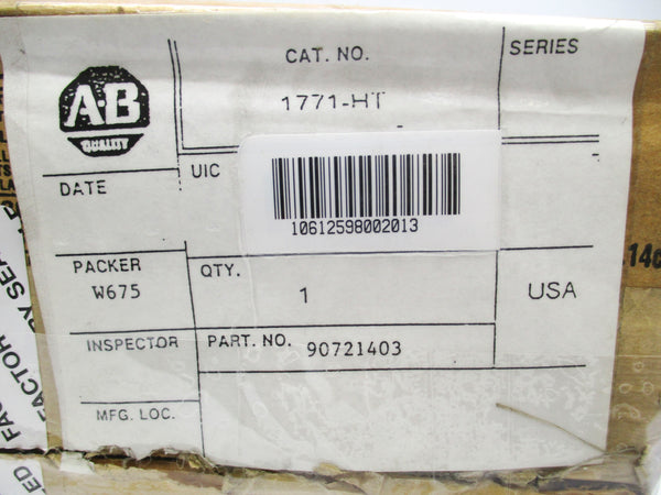 ALLEN BRADLEY 1771-HT (AS PICTURED) NSMP