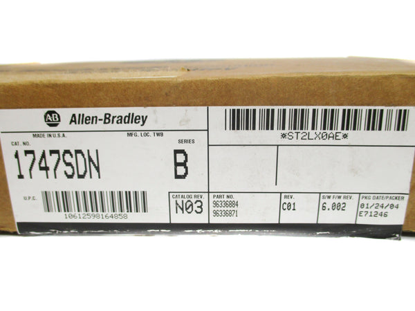 ALLEN BRADLEY 1747-SDN SER. B F/W 6.002 NSMP