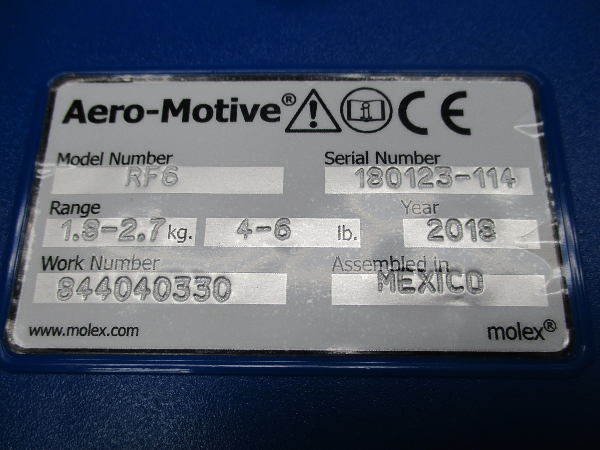 AERO-MOTIVE RF6 (AS PICTURED) NSMP