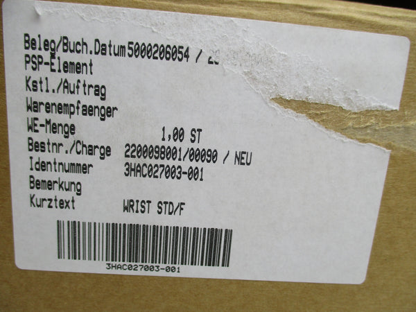 ABB 3HAC027003-001 NSMP