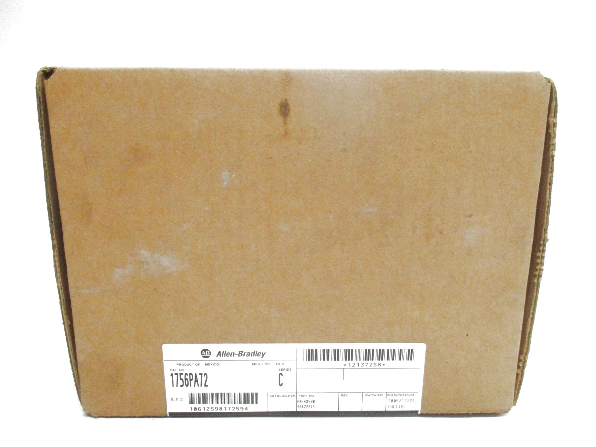 ALLEN BRADLEY 1756-PA72 SER. C DATE: 2009 NSFS