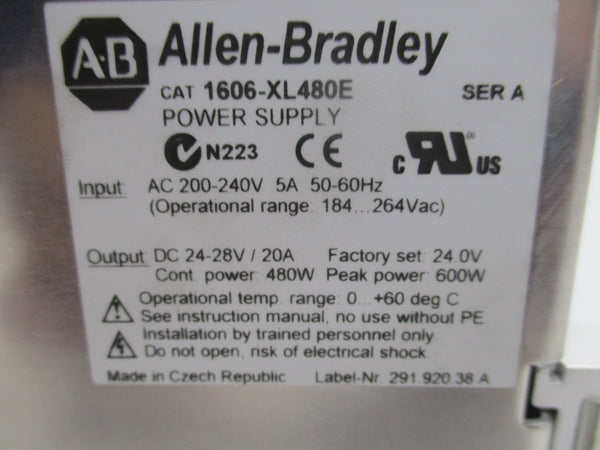 ALLEN BRADLEY 1606-XL480E SER. A (WH) NSMP