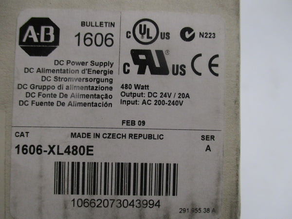 ALLEN BRADLEY 1606-XL480E SER. A (WH) NSMP
