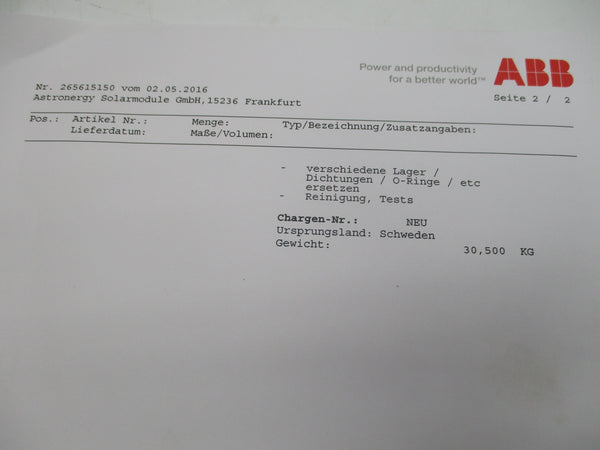 ABB 3HAC020208-001/03 REMAN