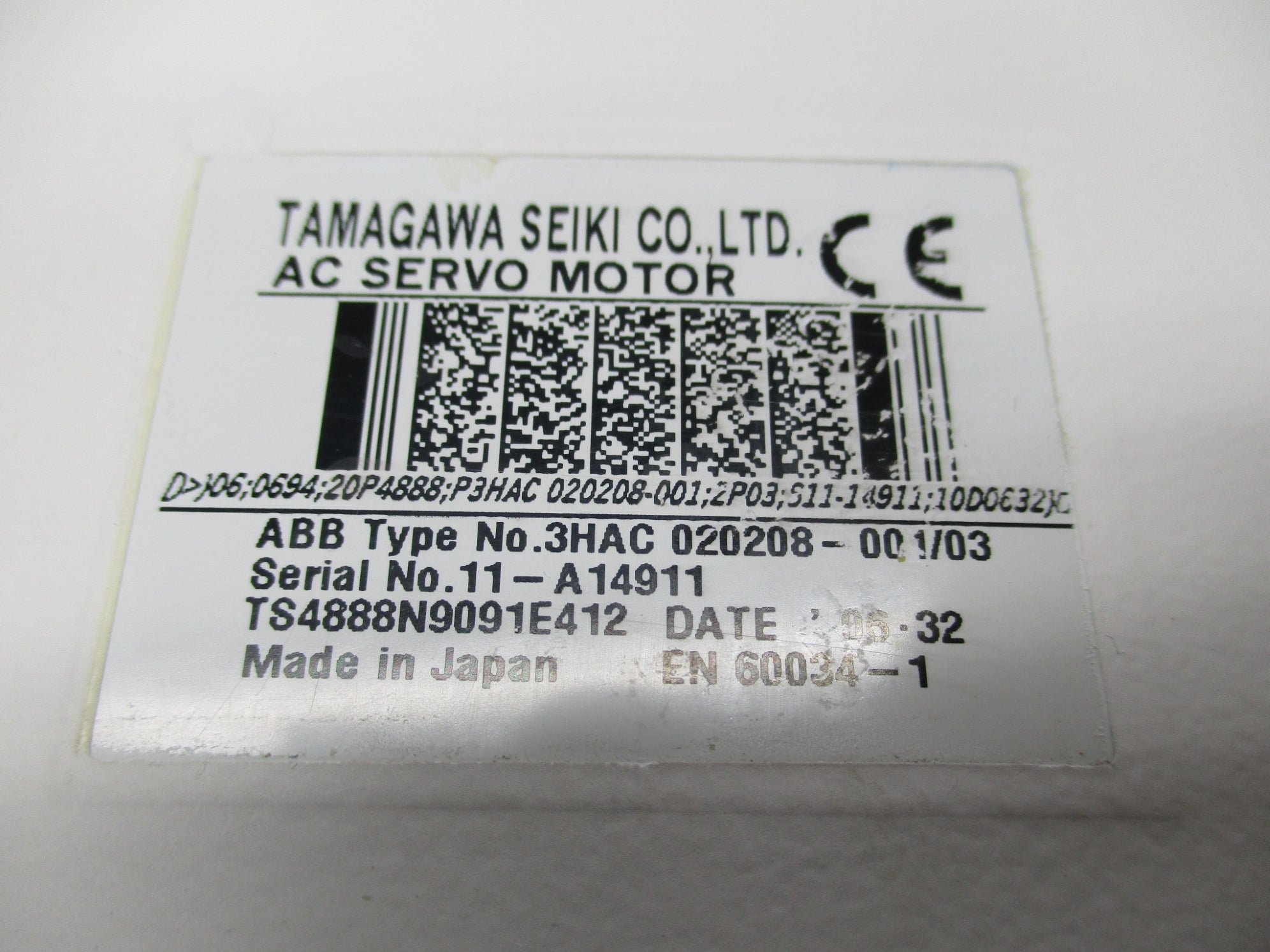 ABB 3HAC020208-001/03 REMAN